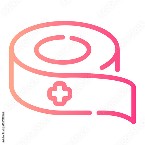 bandage Line Gradient Icon
