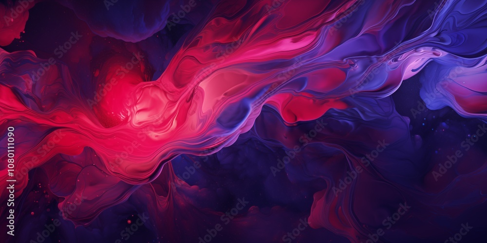 Obraz premium Abstract background pattern. Purple blue waves texture background wallpaper. Digital artistic artwork raster bitmap illustration. Graphic design art. AI artwork.