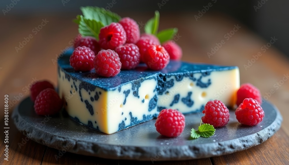 Delicious raspberry cheesecake a perfect dessert Delicious raspberry cheesecake a perfect dessert