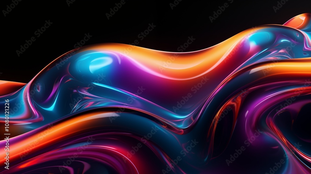 Abstract glossy waves background pattern. Blue purple waves texture background wallpaper. Dark digital artistic artwork raster bitmap illustration. Graphic design art. AI artwork. Abstract glossy waves background pattern. Blue purple waves texture background wallpaper. Dark digital artistic artwork raster bitmap illustration. Graphic design art. AI artwork.
