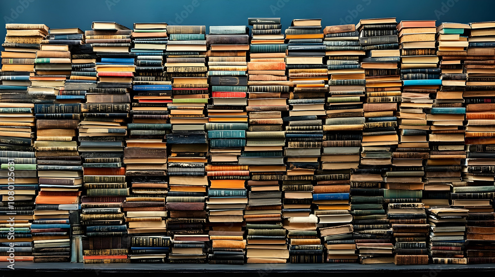 Wall of Books: A Stack of Knowledge Wall of Books: A Stack of Knowledge