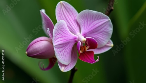  Purple Orchid in Bloom