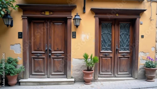  Charming entrance to a quaint European home