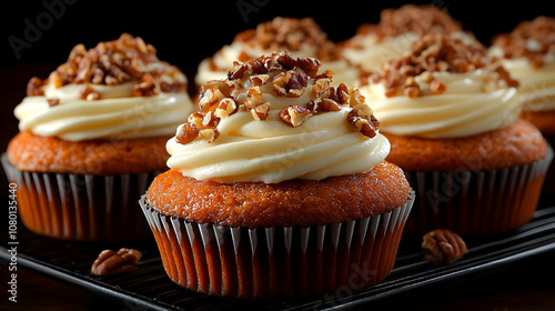 Pecan Topped Cupcakes - Foo...