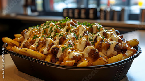 French Fries with Cheese an...
