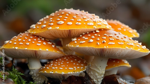 Closeup Photo of Orange Mus...