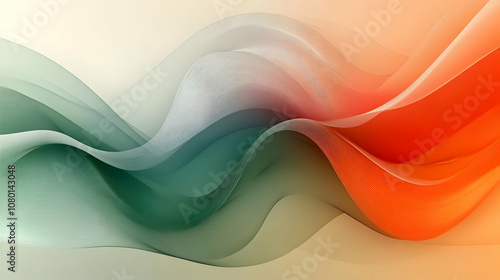 Abstract Background with Wa...