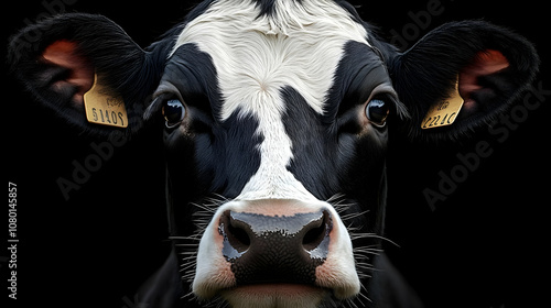 Close Up Photo of a Cow's Face