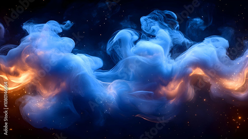 Abstract Background with Bl...