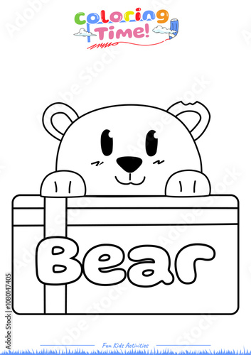 Lets color it Bear