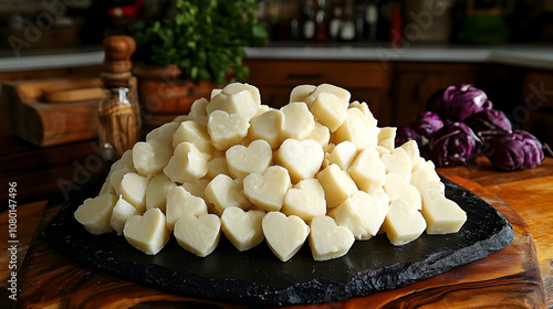 White Heart Shaped Candies ...