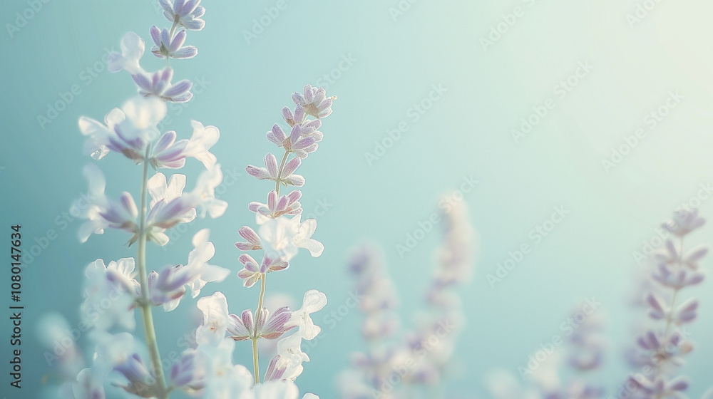 Softly lit, gradient background in muted lavender Softly lit, gradient background in muted lavender