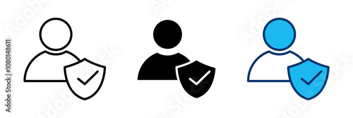 Integrity icon web banner design vector illustration template