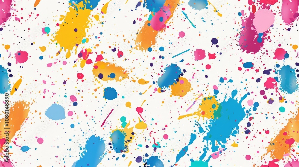 Obraz premium Abstract colorful watercolor splashes background