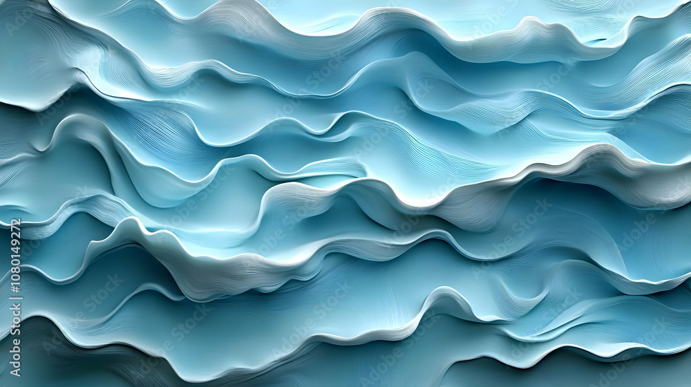Abstract Wavy Blue Background Abstract Wavy Blue Background