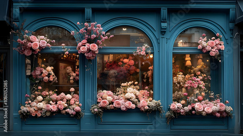 Floral Shop Window Display ...