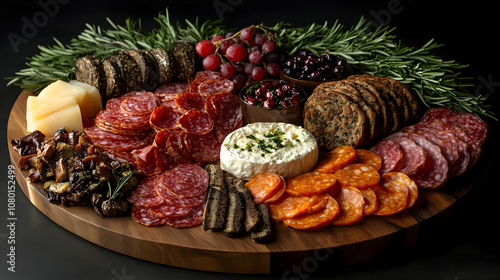 Gourmet Cheese & Salami Cha...