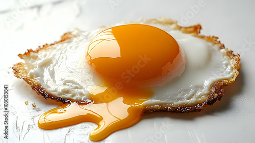 Fried Egg with Runny Yolk -...