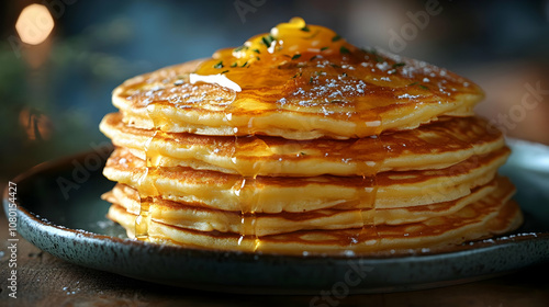 Delicious Golden Pancakes S...