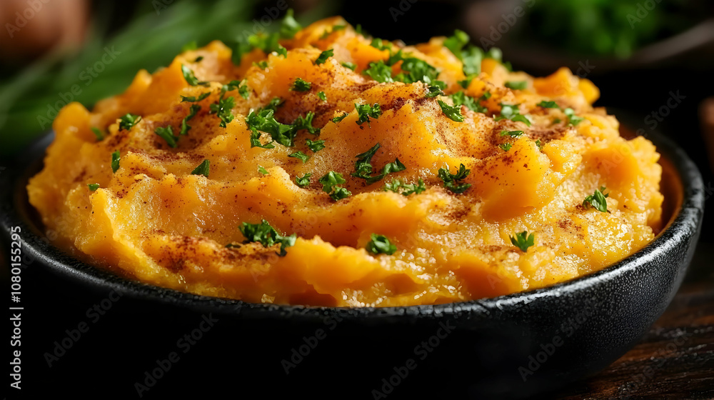 Sweet Potato Mash - Realistic Food Photography Sweet Potato Mash - Realistic Food Photography