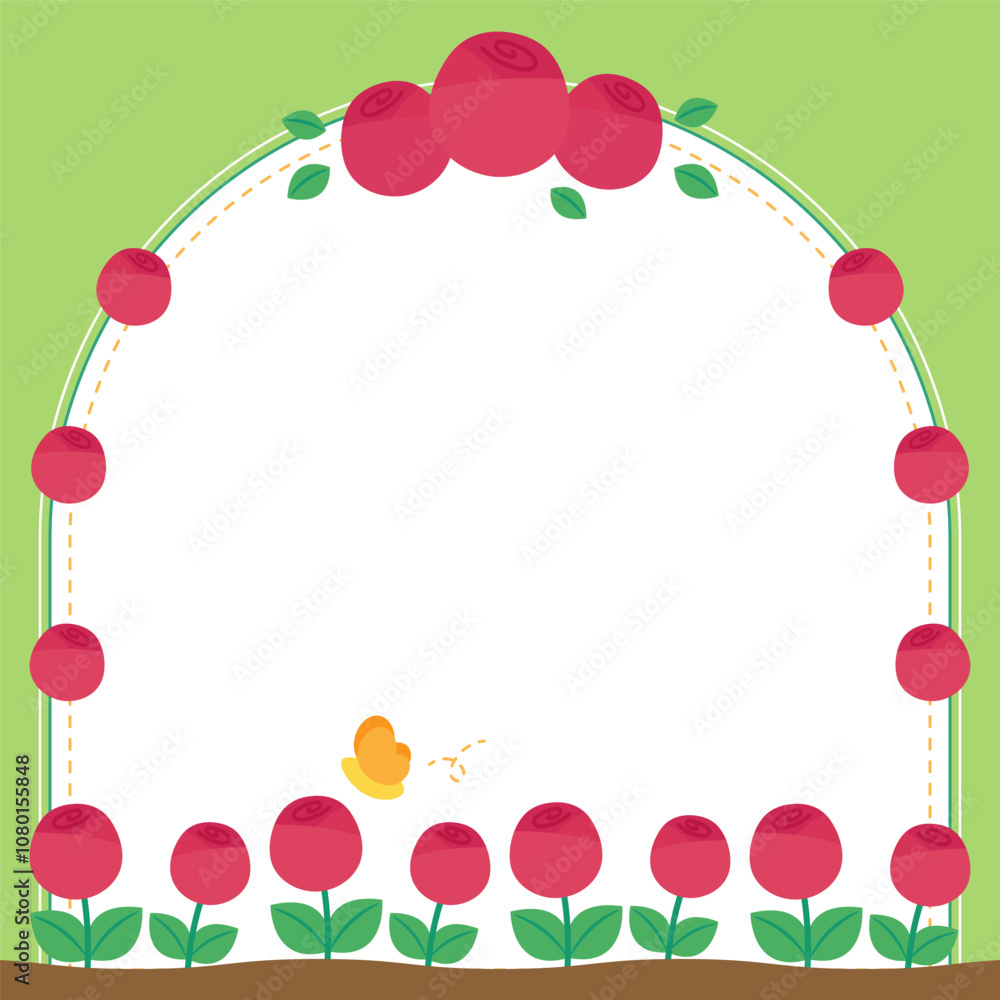 green rose floral frame 1 green rose floral frame 1