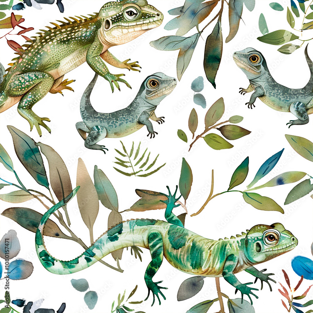 Fototapeta premium pattern with dragon