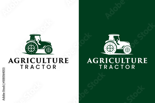 Agriculture Tractor Logo Design