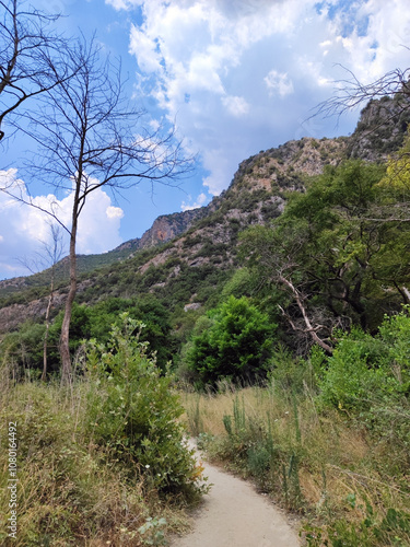 Acheron river and its surroundings, Greece photo