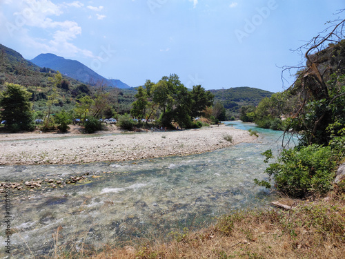 Acheron river and its surroundings, Greece photo