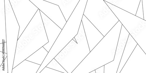  Abstract background with liens and triangles shape on white background. White and grey geometric overlapping rectangle pattern Geometric background soft shadows as patten ..White polygon textured .