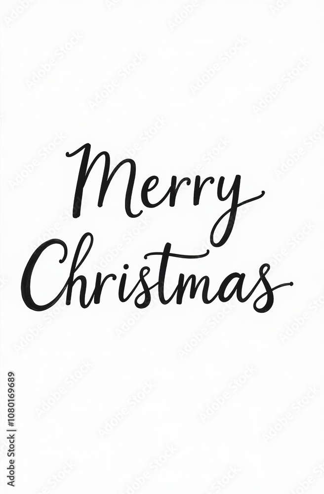 Merry Christmas Greeting Card white Background, New Year Greeting. AI-generated Merry Christmas Greeting Card white Background, New Year Greeting. AI-generated