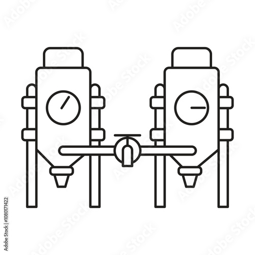 Brewery icon vector on white background
