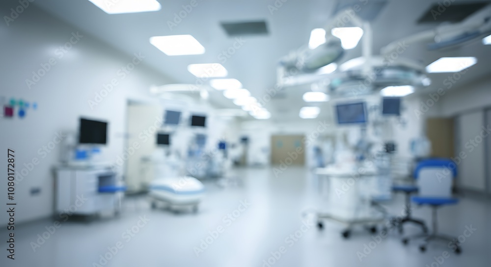Abstract Medical Background: Blurred Hospital Interior Abstract Medical Background: Blurred Hospital Interior