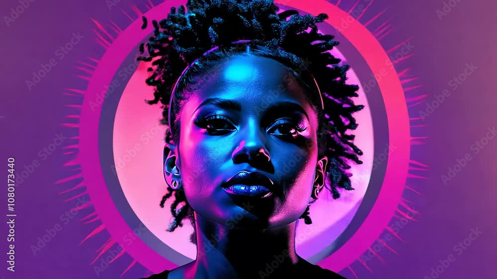 Black Woman Cartoon Animation