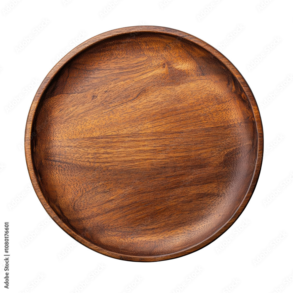 A round wooden serving plate with a smooth finish, ideal for presenting appetizers or desserts. A round wooden serving plate with a smooth finish, ideal for presenting appetizers or desserts.