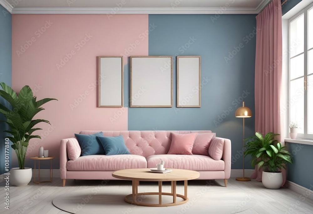 modern living room with sofa modern living room with sofa