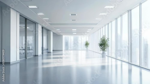 Wallpaper Mural Luxury office interior design for a modern working background, open space office with a modern design, indoor office building.
 Torontodigital.ca