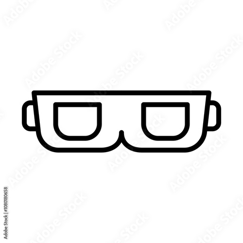 Safety Goggles line icon