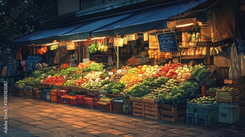 Night Market in Paris