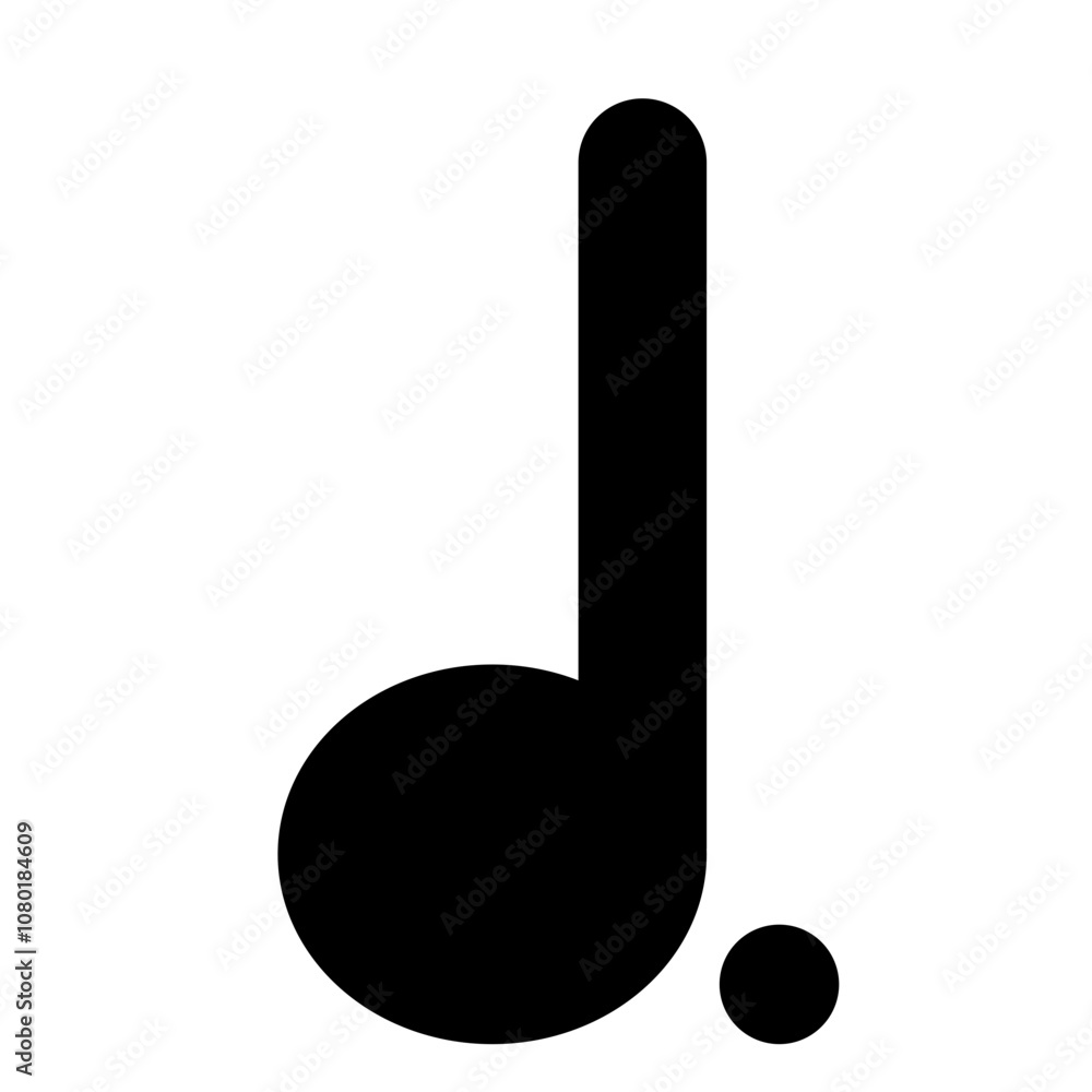 Musical symbol semiminima Musical symbol semiminima