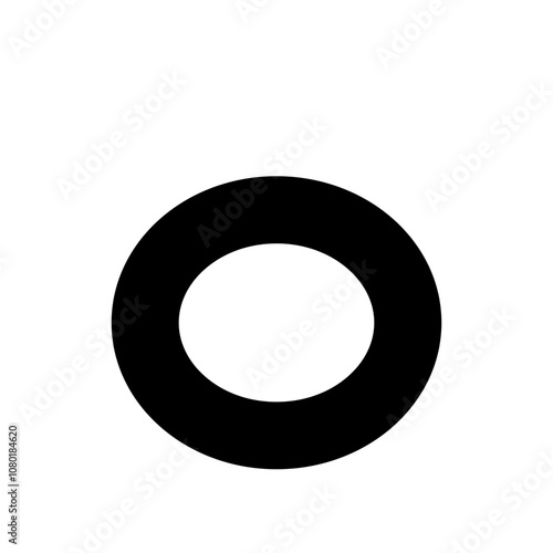 Musical symbol whole note semibreve