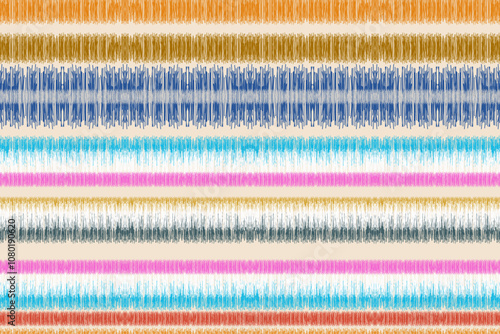 Aztec fabric carpet boho mandalas textile decorate wallpaper. Ikat ethnic seamless pattern decoration design. Tribal native motif decorative elements traditional embroidery vector background