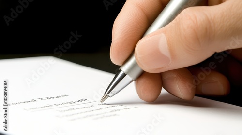 Signing a Power of Attorney Document