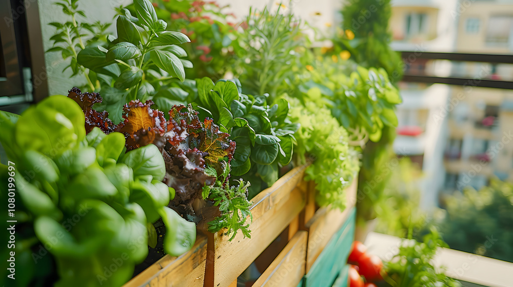 Urban balcony garden organic vegetable gardening in the city Urban balcony garden organic vegetable gardening in the city
