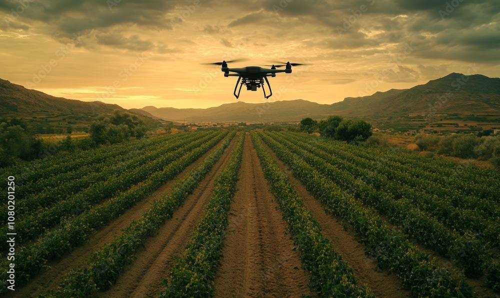 Drone monitoring crops and smart agriculture in a digital farming Drone monitoring crops and smart agriculture in a digital farming