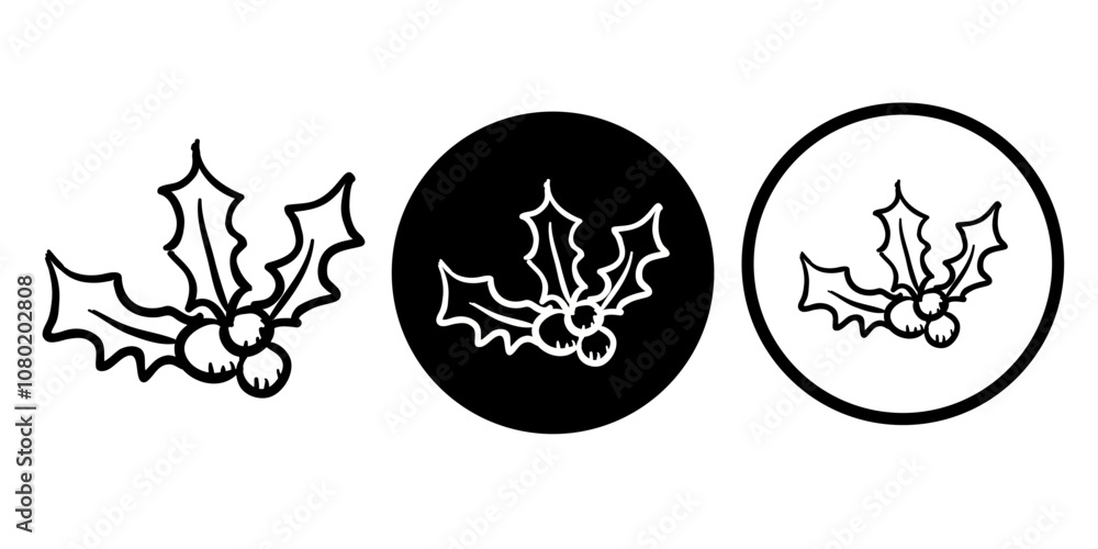 Christmas vectors icon set Christmas vectors icon set
