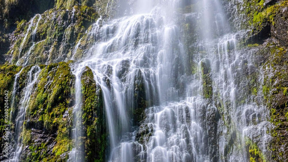 Devils Punchbowl Waterfall, Arthur's Pass National Park, New Zealand Devils Punchbowl Waterfall, Arthur's Pass National Park, New Zealand