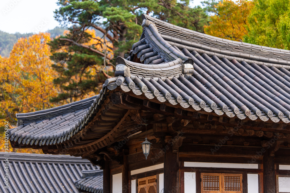 eaves and roofs in the Korean traditional buildings eaves and roofs in the Korean traditional buildings