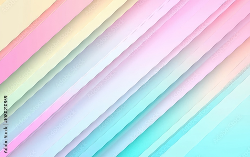 Fototapeta premium Elegant Minimalist Abstract Design with Soft Pastel Colors and Clean Lines Perfect for Modern Digital Backgrounds and Stylish Creative Projects