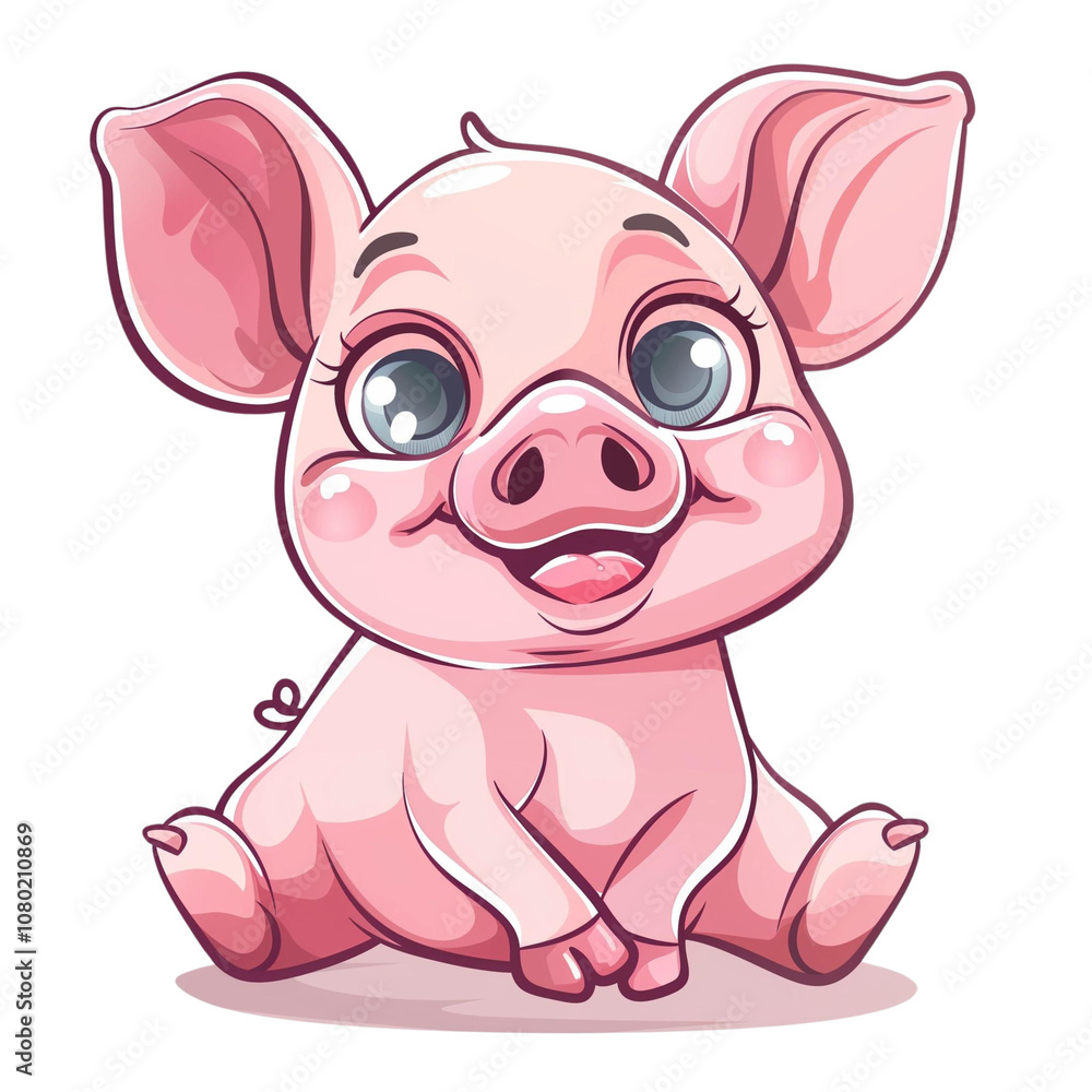 Funny Pig PNG Clipart Cute Watercolor Piggy Design Funny Pig PNG Clipart Cute Watercolor Piggy Design